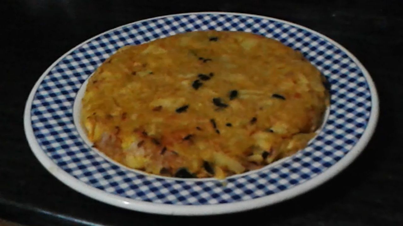Tortilla de patatas vegana exquisita